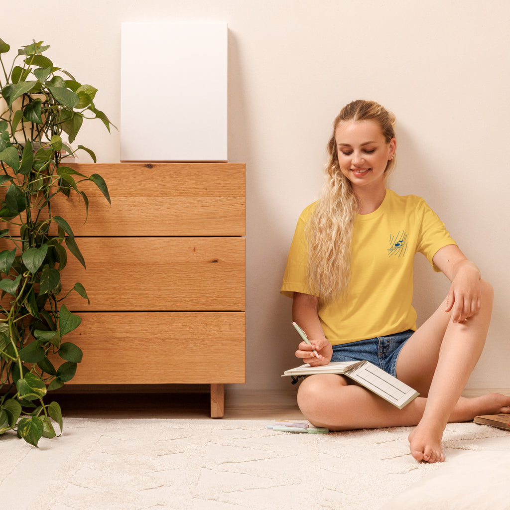 unisex-staple-t-shirt-yellow-front-6993548920097